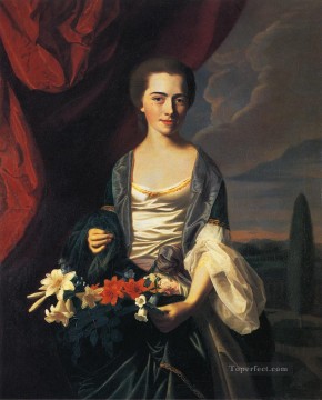 ウッドベリー夫人 ラングドン サラ・シャーバーン 植民地時代のニューイングランドの肖像画 ジョン・シングルトン・コプリー Oil Paintings